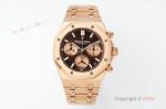 APS Factory Audemars Piguet Royal Oak 41mm Calibre 4401 Movement Brown Face RG Band Watch